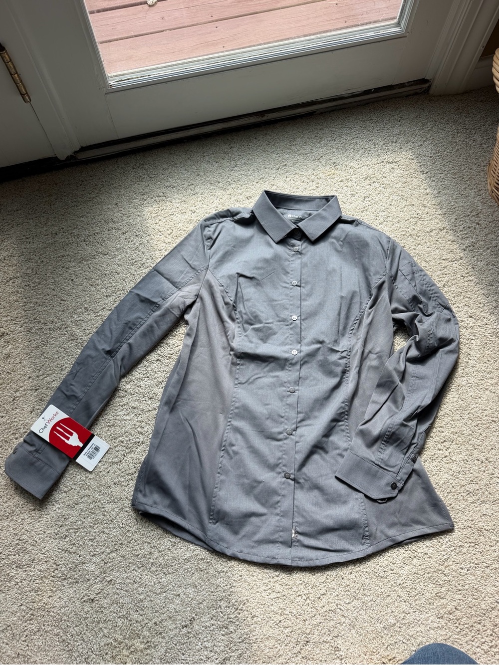 Chef Works LADIES MEDIUM GRAY